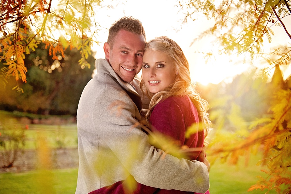 engagement fall photo shoot